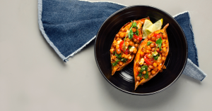 These stuffed sweet potatoes are what cozy weeknights are made for
