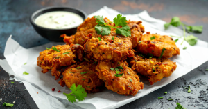 These crunchy chickpea fritters are flavor bombs in every bite