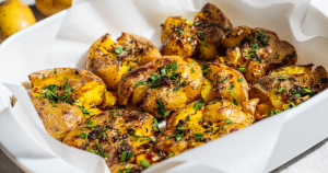 The easiest, crispiest smashed potatoes you'll ever make