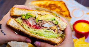 This filling vegan sandwich recipe became my go-to road trip fuel