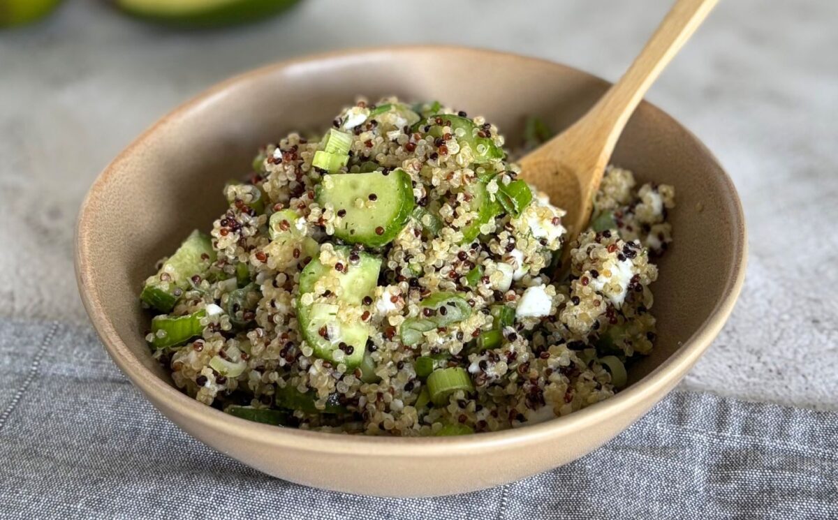 Vegan Quinoa And Feta Salad