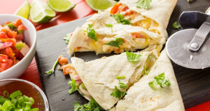 This lazy vegan quesadilla is what I make when I have no energy and no plan
