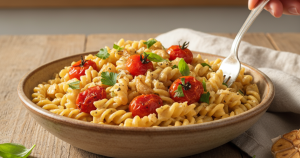 This creamy chickpea pasta proves Italian comfort food can be plant-based