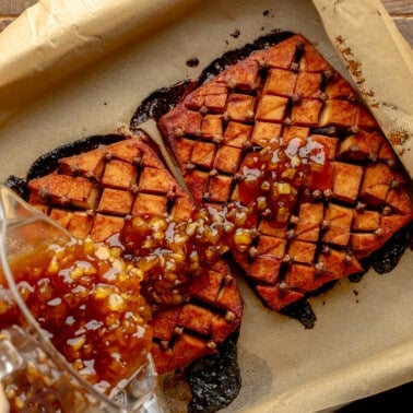 Pineapple Glazed Tofu Roast