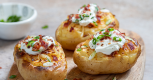 This loaded vegan baked potato is the only dinner I want to eat when life feels impossibly hard