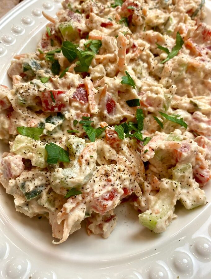 Vegan “Chicken” Salad (Oil-free)