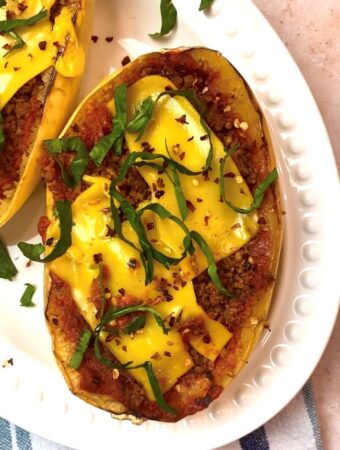 Vegan Stuffed Spaghetti Squash