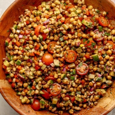 Dense Bean Salad (Mediterranean-Style)