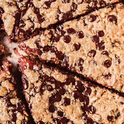 Vegan Chocolate Chip Peanut Butter Cookie Pizza