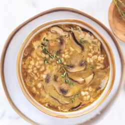 Vegan Miso Mushroom and Barley Stew