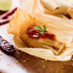 Vegan Portabello ‘Huitlacoche’ Tamales