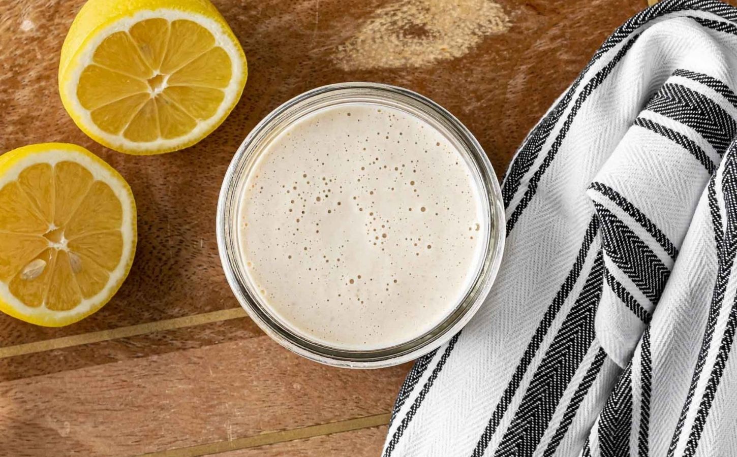 How To Make This Oil-Free Lemon Tahini Dressing