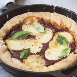 Vegan Deep-Dish Pizza