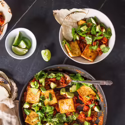 Vegan Tofu Rancheros With Avocado