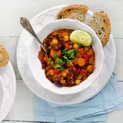 Easy, Smoky Vegan Bean and Lentil Chili