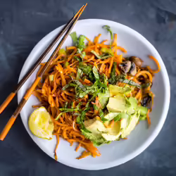 Quick Vegan Thai-Inspired Sweet Potato Noodles