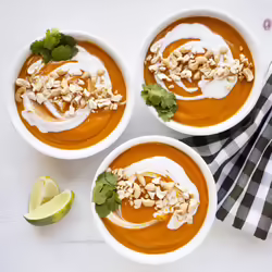 Vegan Carrot Ginger Turmeric Soup