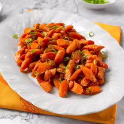 Vegan Miso-Ginger Glazed Carrots