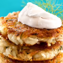 The Crispiest Vegan Potato LatkesÂ 