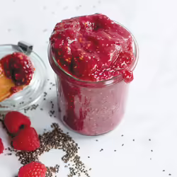 Raspberry-Vanilla Chia Jam