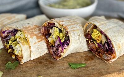 Need A Protein-Packed Vegan Breakfast? Try This Scrambled Tofu Burrito