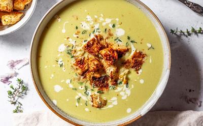 How To Make This Creamy Vegan Asparagus Soup