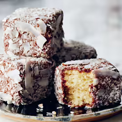 Classic Vegan Australian Lamingtons