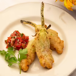 VeganÂ Summer
Fried Squash
Blossoms