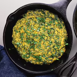 Vegan Fresh Herb and Fennel Chickpea FrittataÂ 