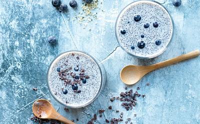 This ‘Blueberries And Cream’ Chia Pudding Is The Perfect Vegan Breakfast