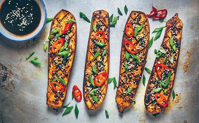 How To Make This Vegan Miso Caramel Eggplant