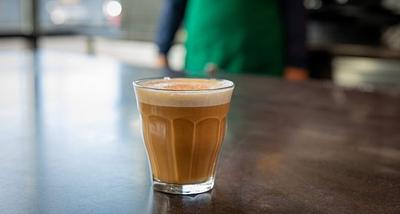 Starbucks Adds Brown Sugar Oatmilk Cortado and Vegan Spicy Falafel Pocket to Menu
