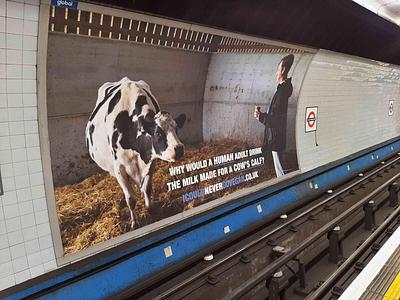 ‘I Could Never Go Vegan’ Ads Take Over London Underground