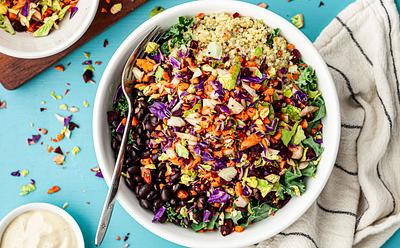 Elevate Your Salads With This Homemade Rainbow Crunch Topping