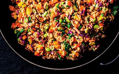 This Vegetable ‘Fried’ Rice Is Oil-Free And Packed With Protein