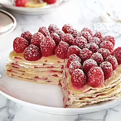 Vegan Sweet CrÃªpe Cake With Grand Marnier-Infused Whipped Cream