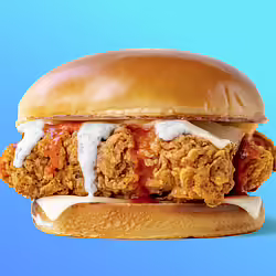 Vegan Copycat WhataburgerÂ Buffalo Ranch Chicken Strip Sandwich