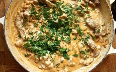 Doing Veganuary? Add This Creamy Stroganoff To Your Dinner Rotation