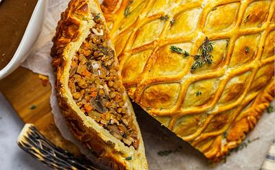 This Lentil And Mushroom Wellington Is A Warming And Comforting Fall Recipe