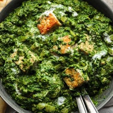 Tofu Palak Paneer