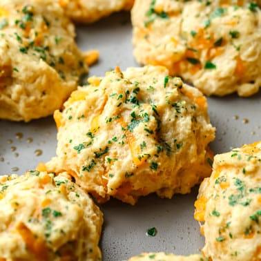 Vegan Cheddar Bay Biscuits