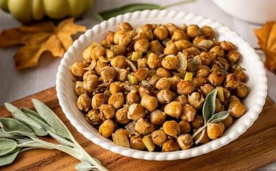 Try These Protein-Packed Oil-Free Savory Chickpeas