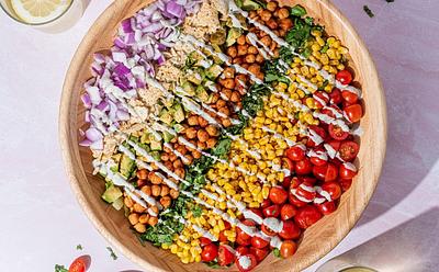 Try This BBQ Chickpea Chopped Salad