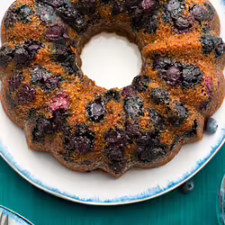 Vegan Blueberry-Orange Bundt Cake