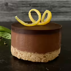Vegan Holy Basil and Chocolate Orange Custard Tarts