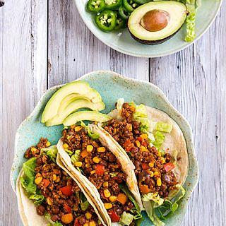 Pinquito Beans and Quinoa Taco Filling
