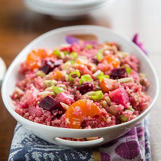 Beet and Quinoa Salad with Maple-Balsamic Reduction