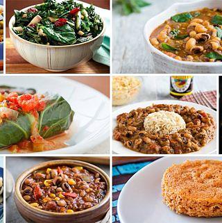 Black-eyed Peas and Greens for a Healthy New Year