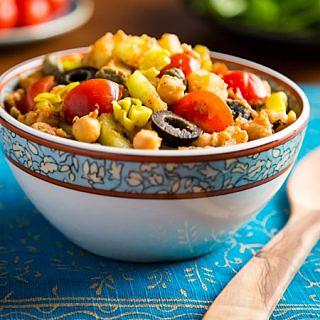 Tunisian-Inspired Chickpea and Potato Salad