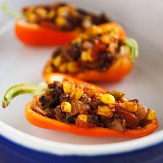 Chili-Stuffed Peppers